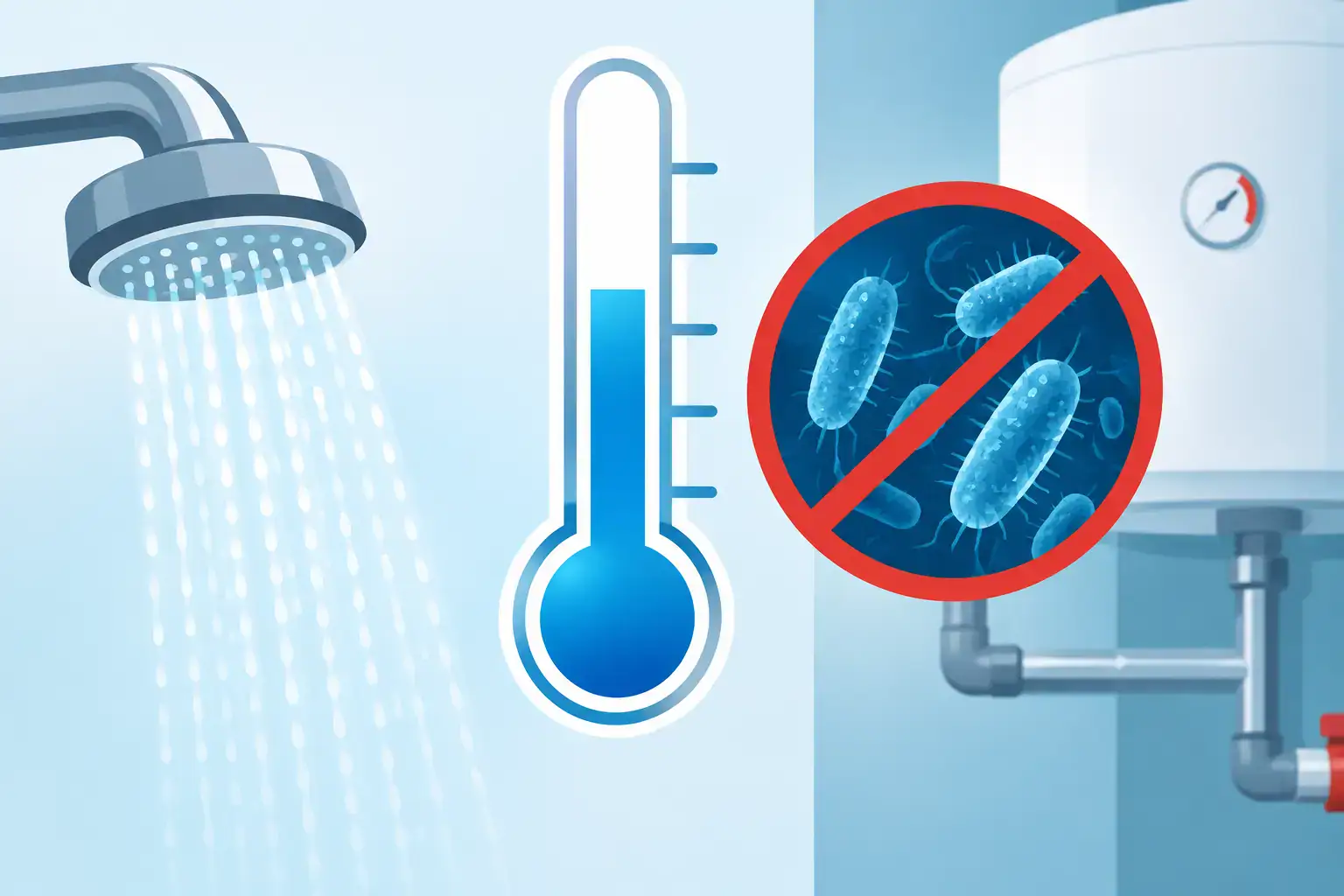 Welche Temperatur verhindert Legionellenwachstum?
